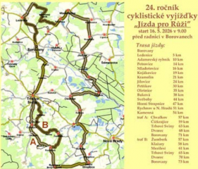 Jízda pro Růži - cykloakce pro veřejnost