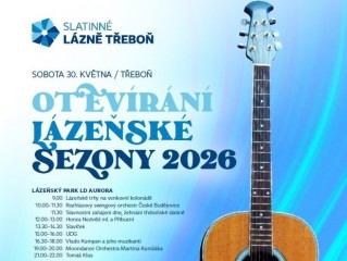 Otevírání lázeňské sezony 2026 v Třeboni  - PROGRAM