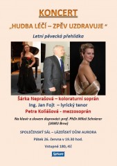 Koncert JAMU Brno v Auroře - Hudba léčí, zpěv uzdravuje