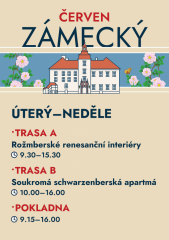 Zámek Třeboň - otevírací doba a pozvánky