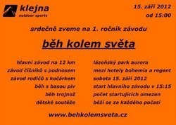 Běh kolem světa 2012 - 1. ročník