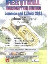 Festival dechových hudeb Lomnice 2013