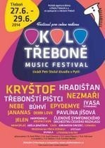 Plakát festivalu Okolo Třeboně 2014