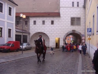 Svatý Martin na koni v Třeboni