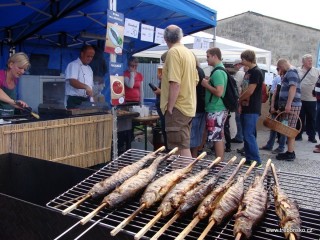 Gastronomie Rybářských slavností  v Třeboni a na Třeboňsku byla  i v roce 2014 samozřejmě hlavně o rybách z Rybářství Třeboň a.s...