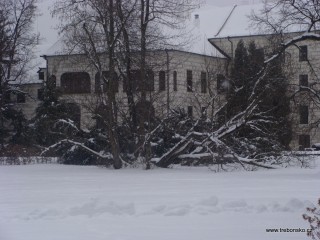 Zámecký park v zimě
