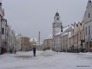 Masarykovo náměstí v zimě